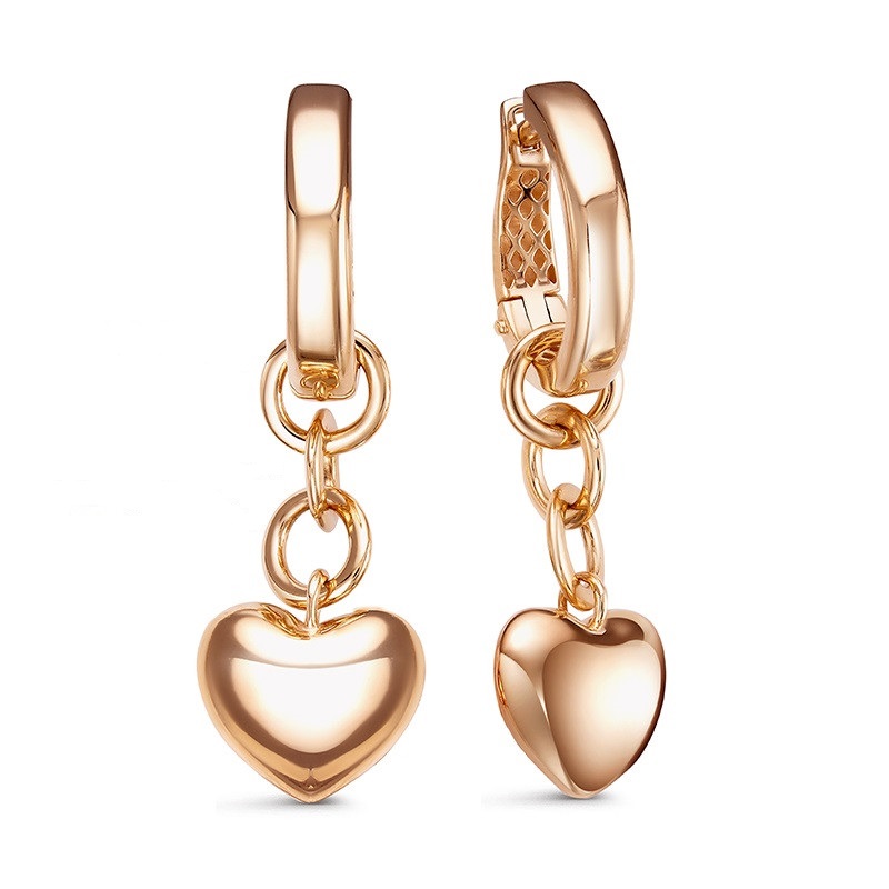 Серьги из красного золота Ювелирное изделие - Серьги из красного золота в магазине Best-Gold 031391