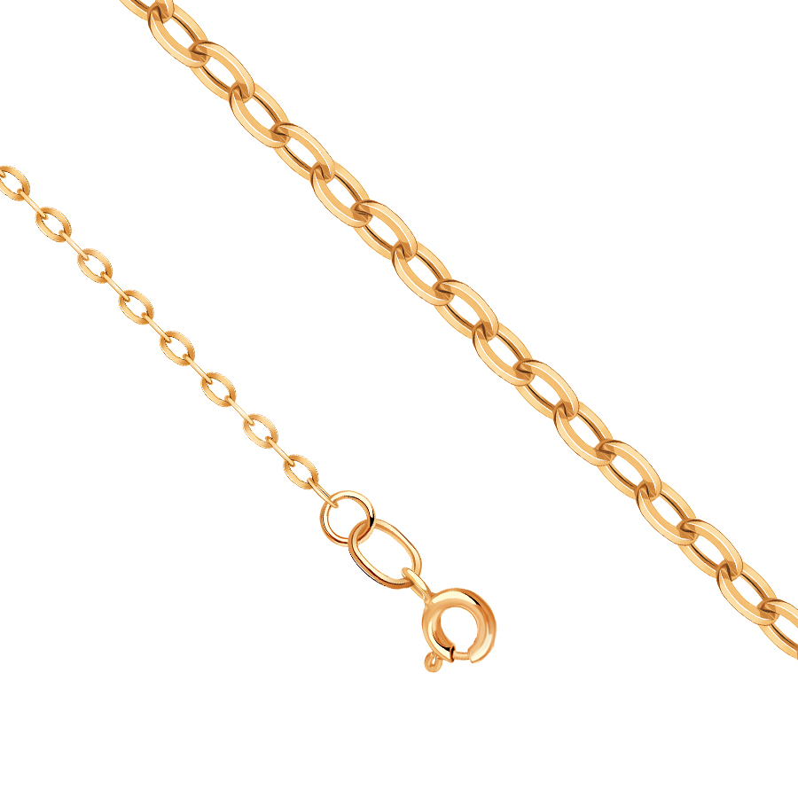 Цепь из красного золота якорное плетение Ювелирное изделие - Цепь из красного золота якорное плетение в магазине Best-Gold 029623