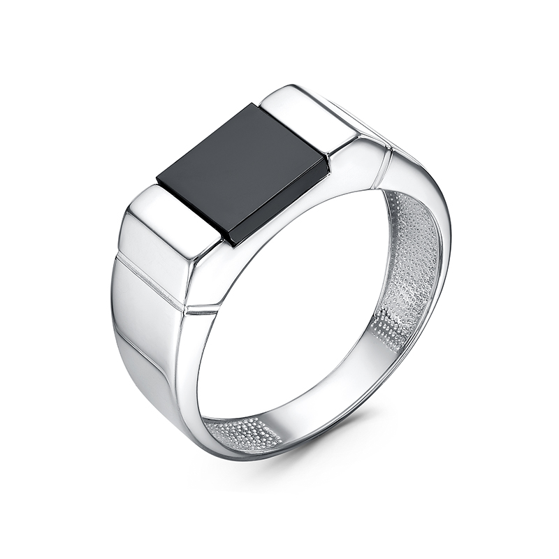 Печатка мужская из серебра с кварцем Ювелирное изделие - Печатка мужская из серебра с кварцем в магазине Best-Gold 133240