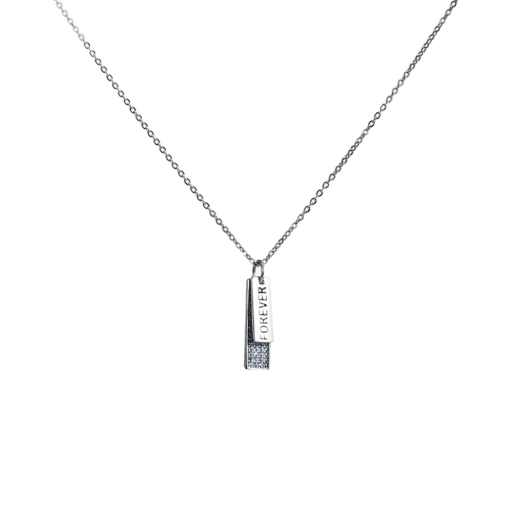 Колье из серебра с фианитами Ювелирное изделие - Колье из серебра с фианитами в магазине Best-Gold 078520