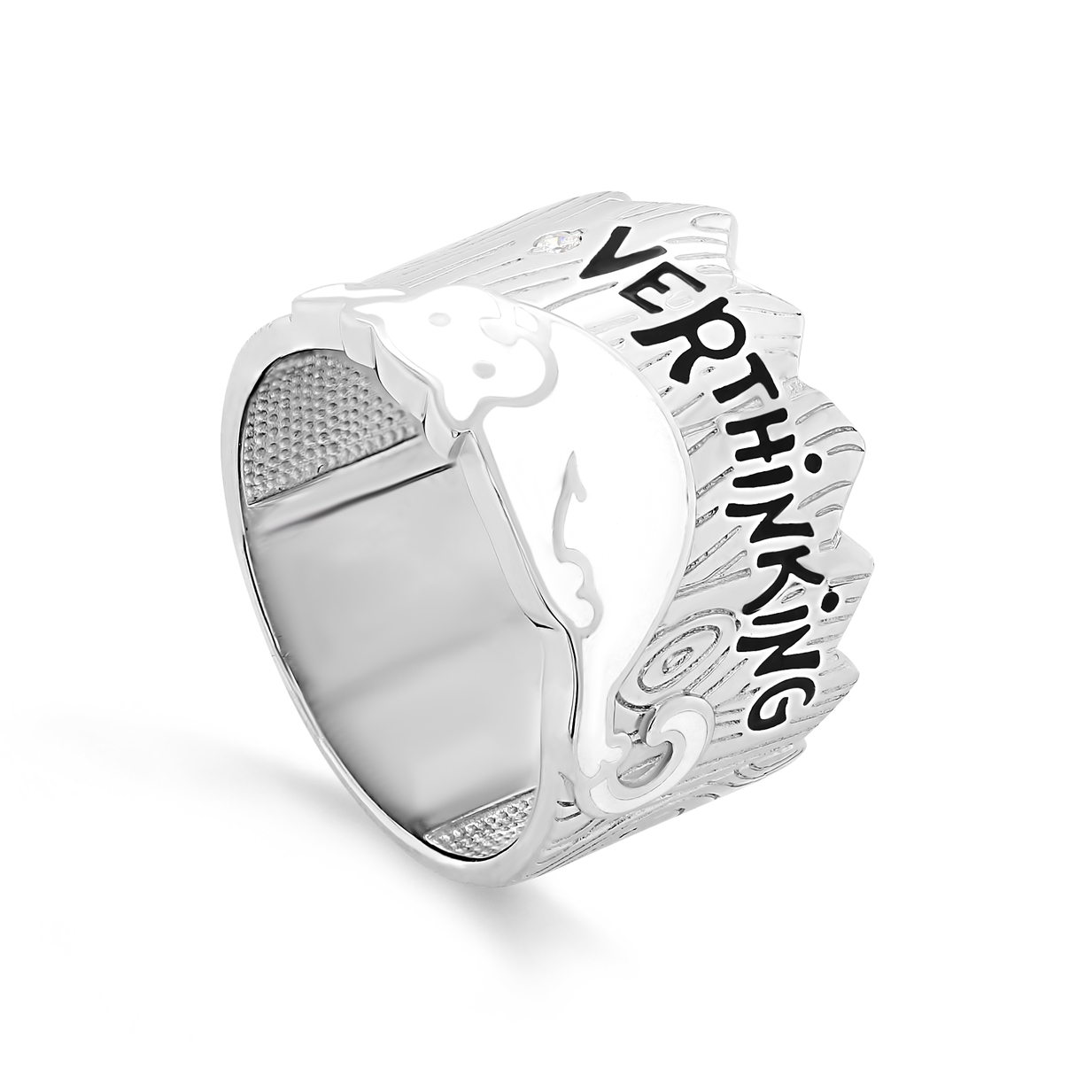 Кольцо из серебра с фианитами Ювелирное изделие - Кольцо из серебра с фианитами в магазине Best-Gold 127203