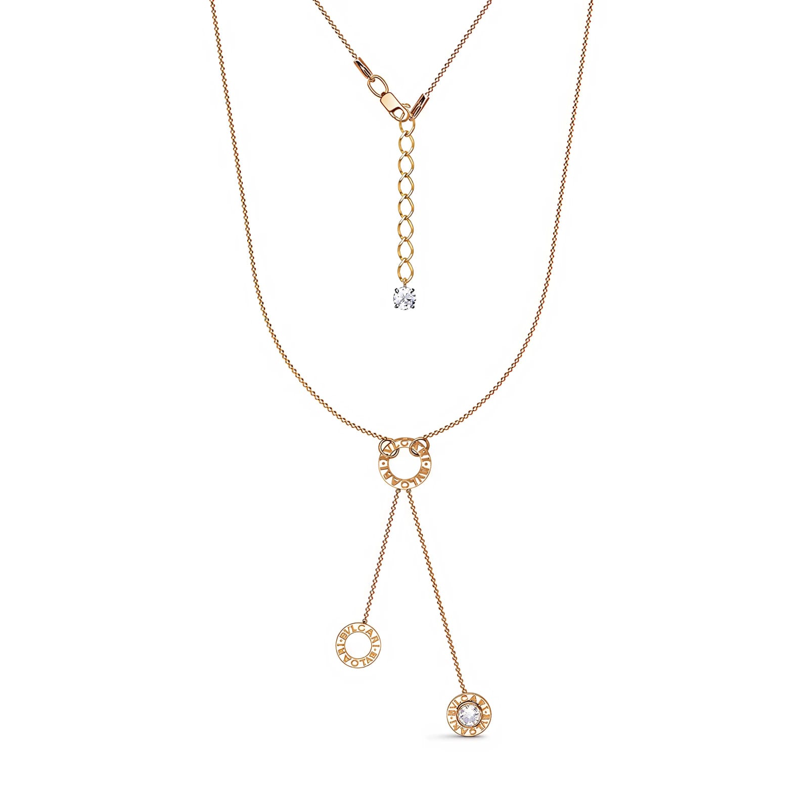 Ювелирное изделие - Колье из красного золота с фианитами в магазине Best-Gold 124873