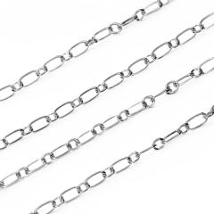 Цепь из белого золота