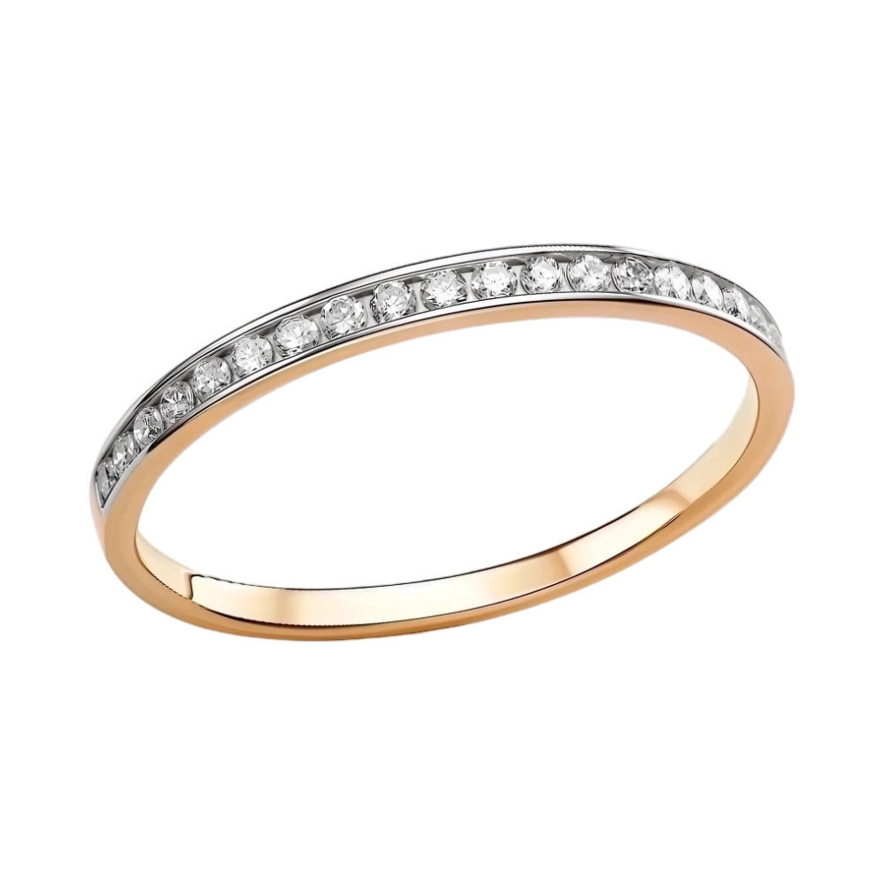 Ювелирное изделие - Кольцо из красного золота с бриллиантами в магазине Best-Gold 156067