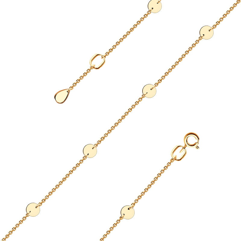 Браслет из красного золота Ювелирное изделие - Браслет из красного золота в магазине Best-Gold 043479