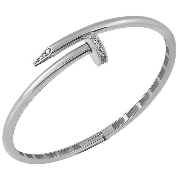 Ювелирное изделие - Браслет из белого золота с фианитами в магазине Best-Gold 145216