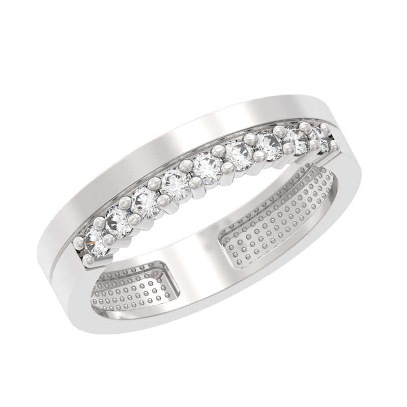 Кольцо из серебра с фианитами Ювелирное изделие - Кольцо из серебра с фианитами в магазине Best-Gold 127013