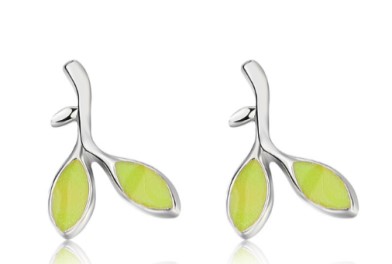 Серьги из серебра с эмалью Ювелирное изделие - Серьги из серебра с эмалью в магазине Best-Gold 143808