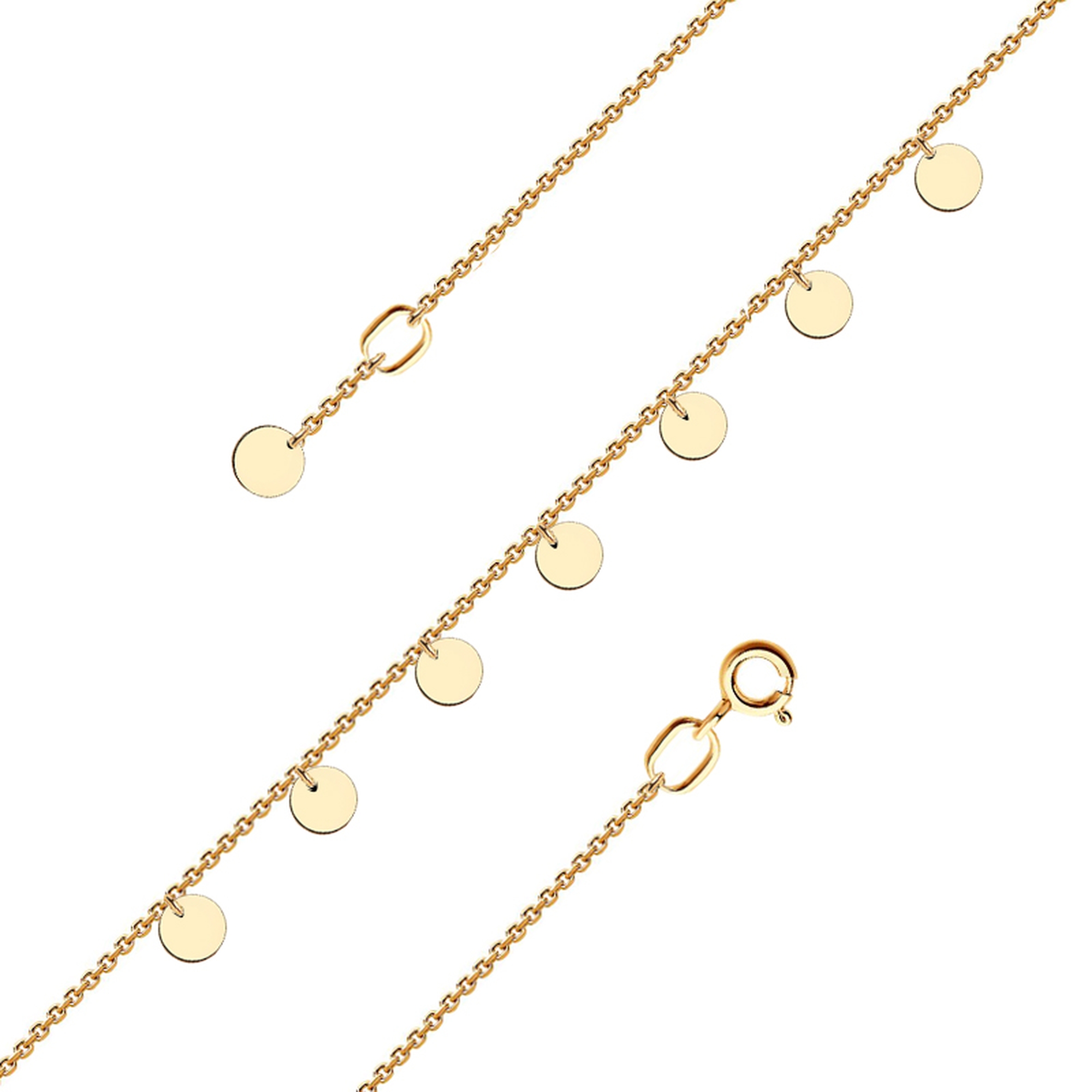 Браслет из красного золота Ювелирное изделие - Браслет из красного золота в магазине Best-Gold 109277