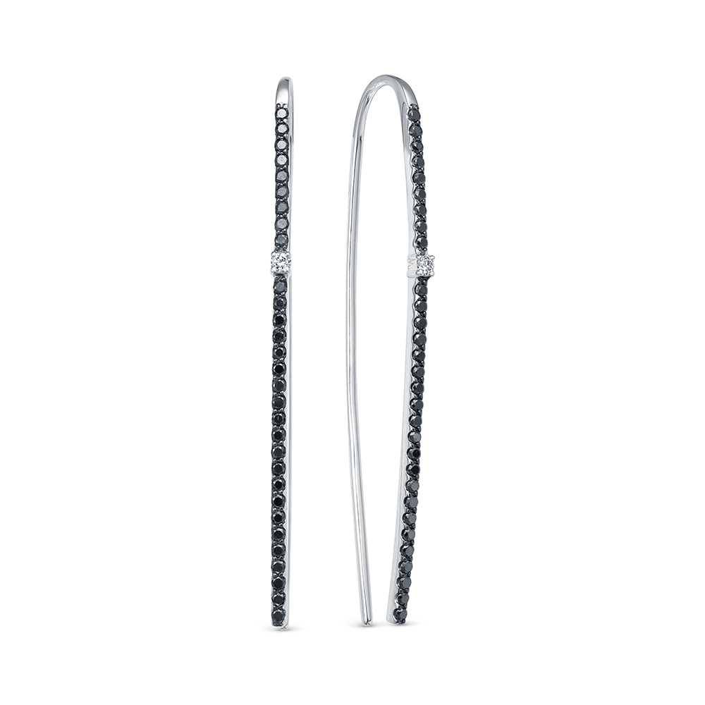 Серьги из белого золота с бриллиантами Ювелирное изделие - Серьги из белого золота с бриллиантами в магазине Best-Gold 131198