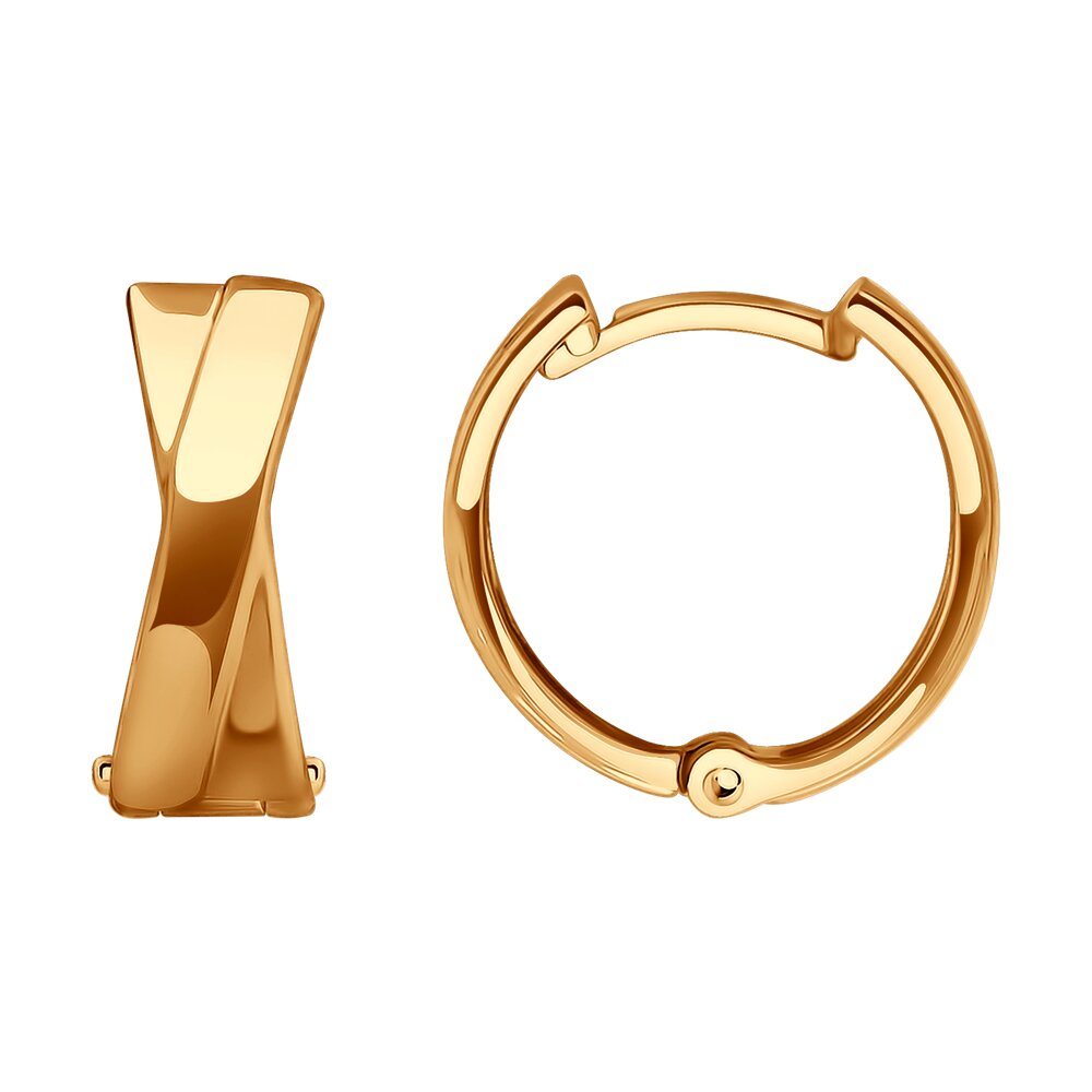 Серьги из красного золота Ювелирное изделие - Серьги из красного золота в магазине Best-Gold 123939