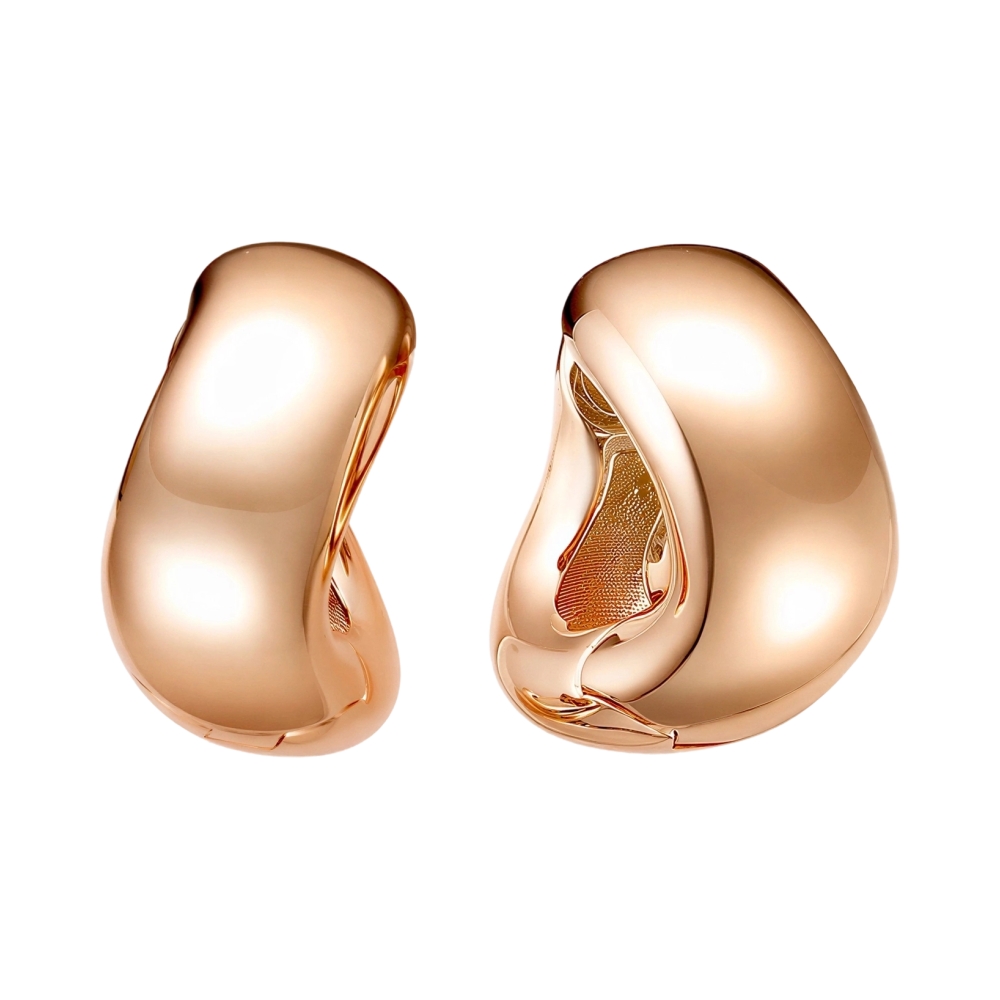 Серьги из красного золота