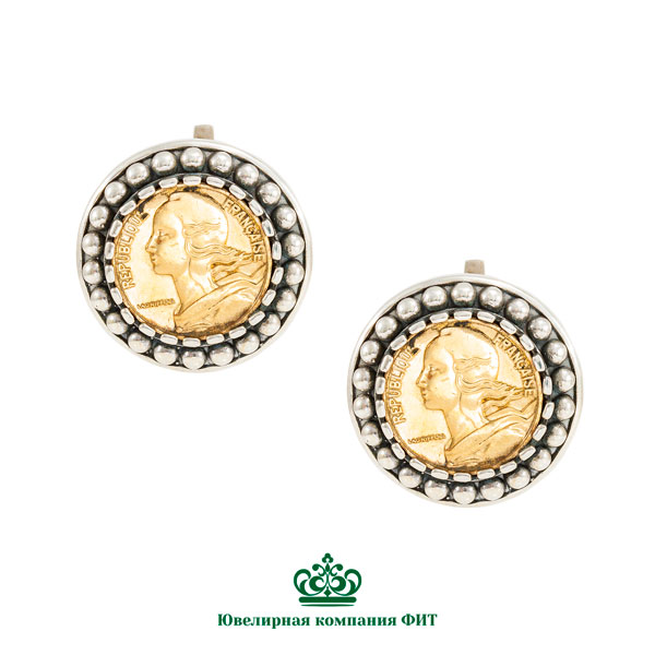 Ювелирное изделие - Серьги из серебра в магазине Best-Gold 153308