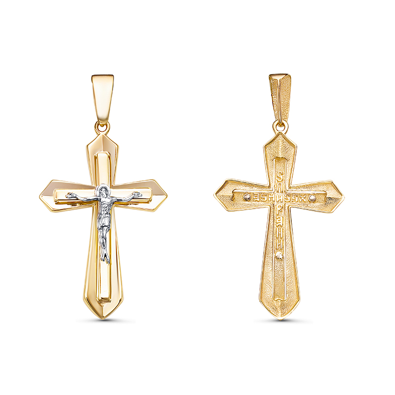 Крест из желтого золота Ювелирное изделие - Крест из желтого золота в магазине Best-Gold 147289