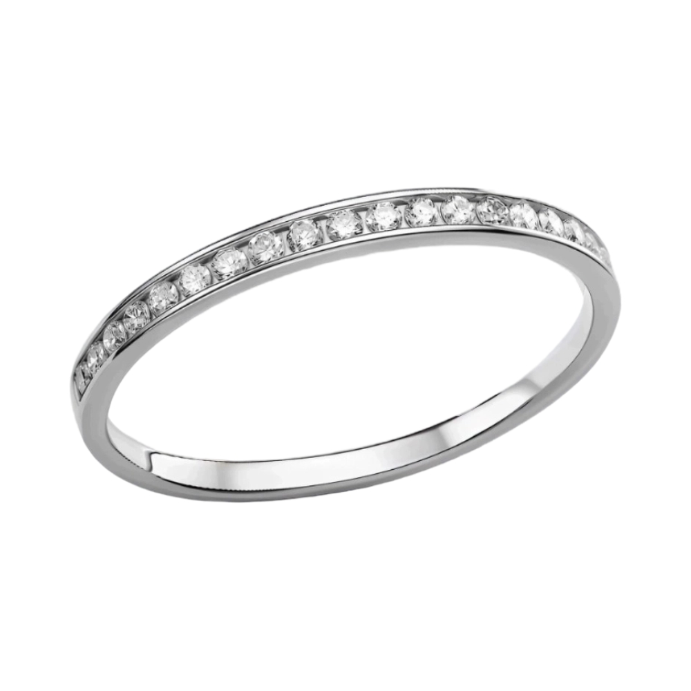 Кольцо из белого золота с бриллиантами Ювелирное изделие - Кольцо из белого золота с бриллиантами в магазине Best-Gold 156068