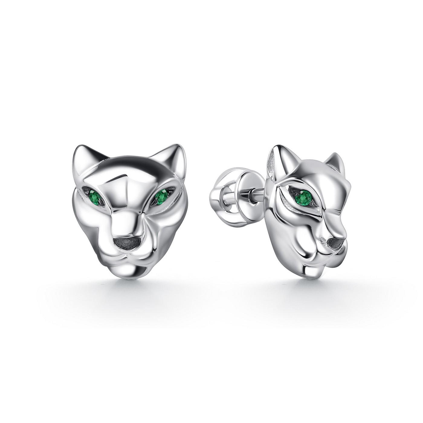 Серьги из серебра с фианитами Ювелирное изделие - Серьги из серебра с фианитами в магазине Best-Gold 147312