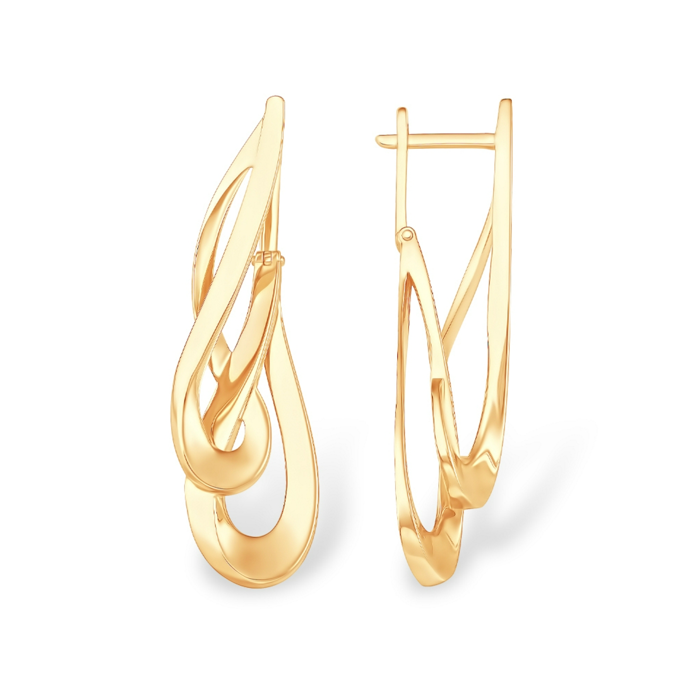 Ювелирное изделие - Серьги из красного золота в магазине Best-Gold 151552