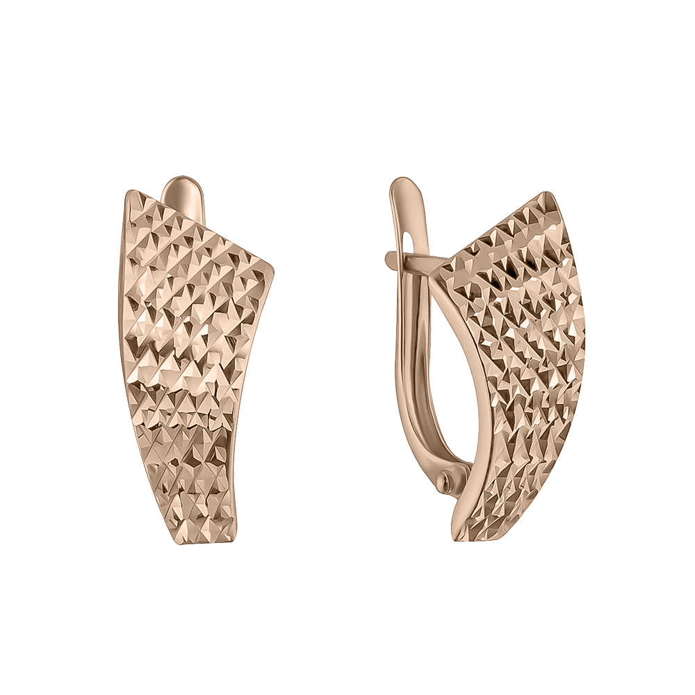 Ювелирное изделие - Серьги из красного золота в магазине Best-Gold 151334