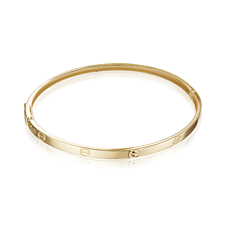 Браслет жёсткий из жёлтого золота Ювелирное изделие - Браслет жёсткий из жёлтого золота в магазине Best-Gold 029918