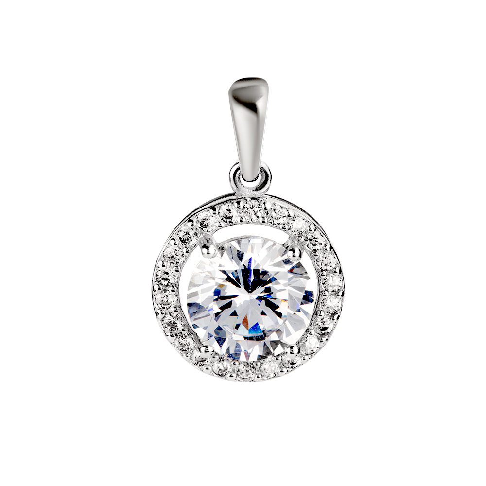 Подвеска из серебра с фианитами Ювелирное изделие - Подвеска из серебра с фианитами в магазине Best-Gold 139333