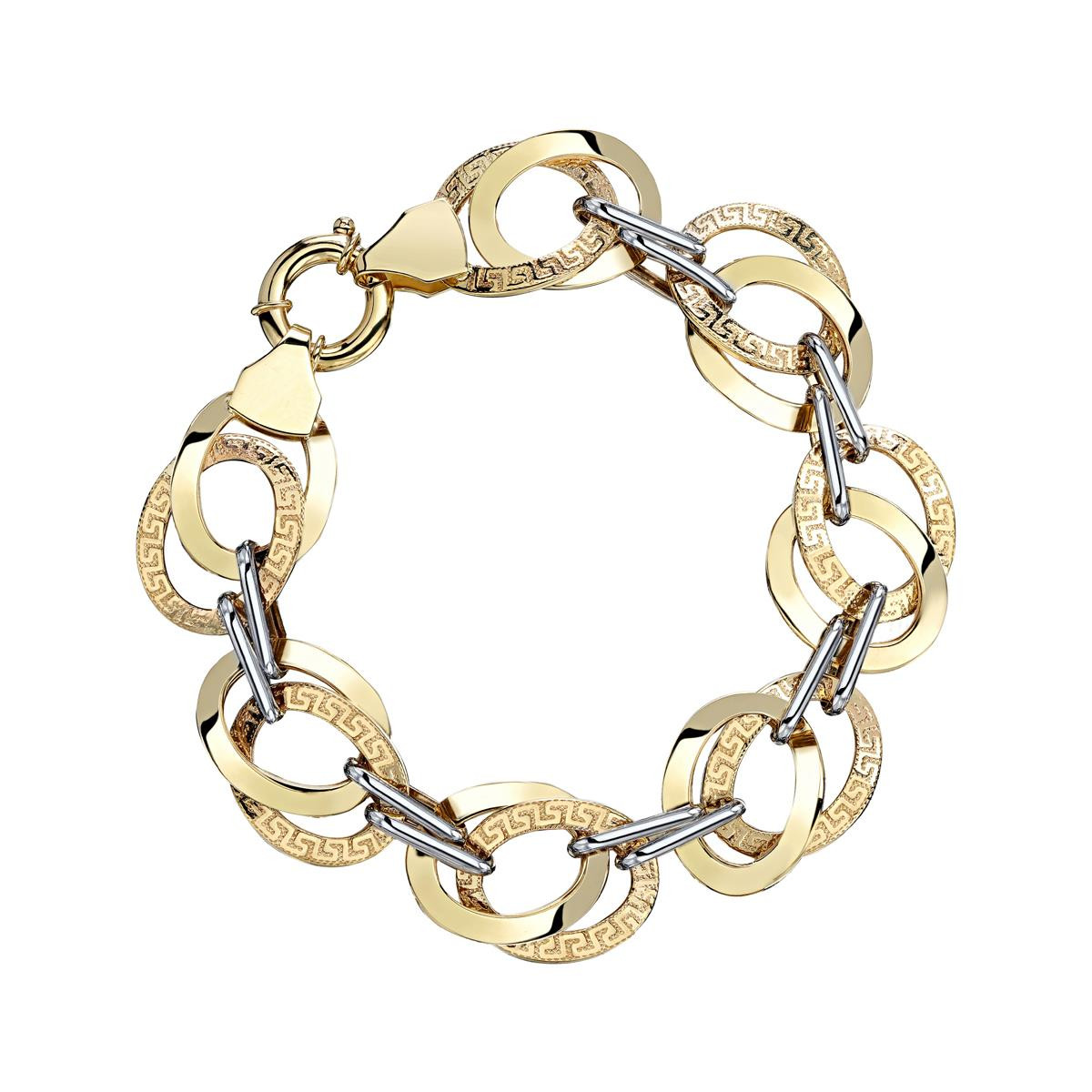 Ювелирное изделие - Браслет из комбинированного золота в магазине Best-Gold 051323