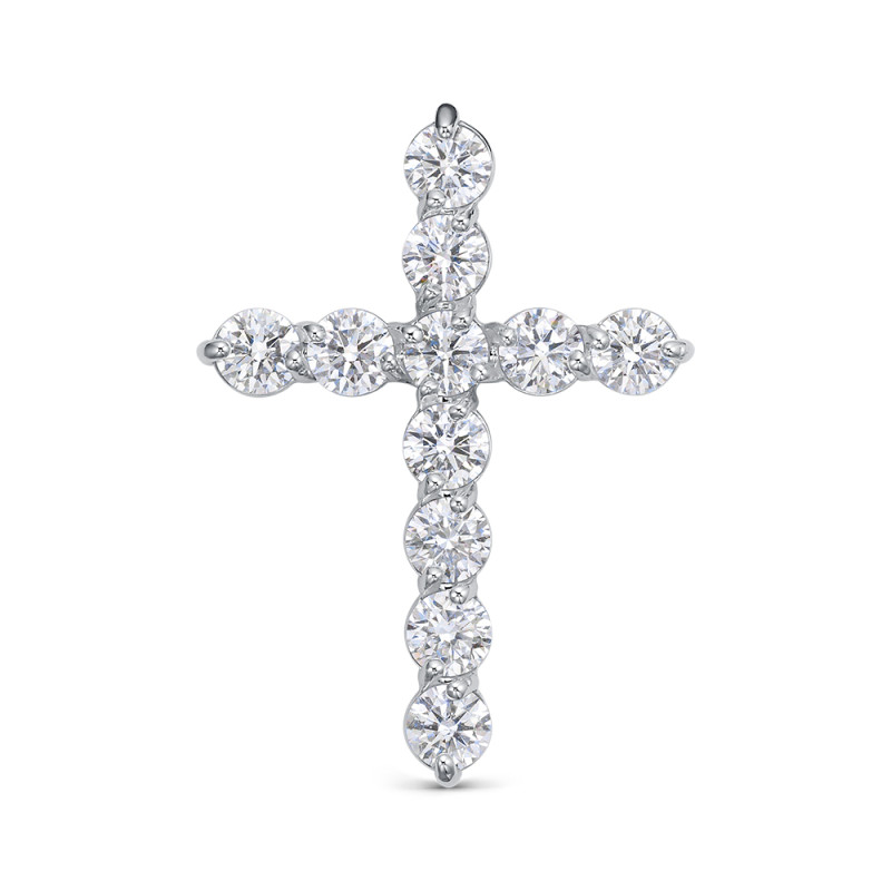 Ювелирное изделие - Подвеска из белого золота с бриллиантами в магазине Best-Gold 157016