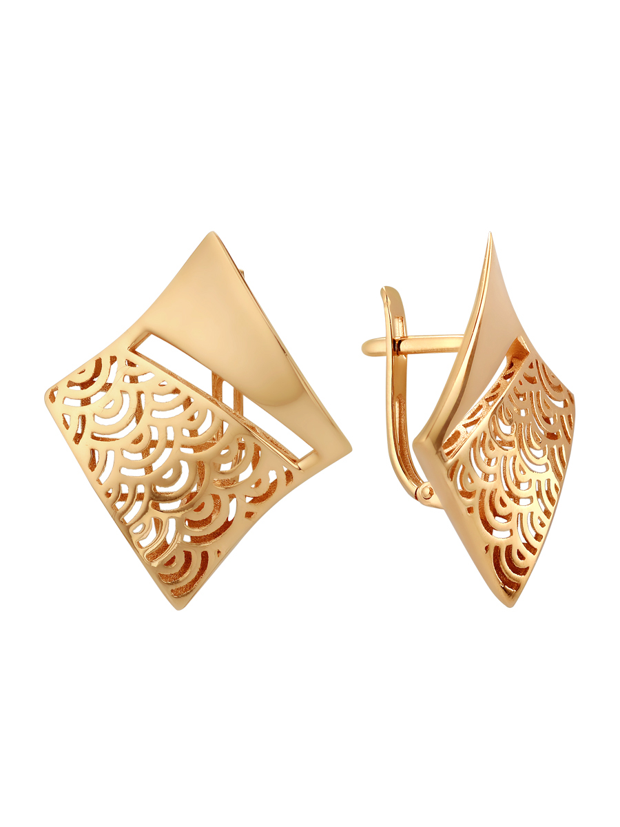 Серьги из красного золота Ювелирное изделие - Серьги из красного золота в магазине Best-Gold 139402