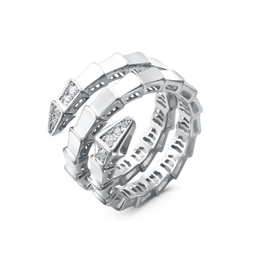 Кольцо из белого золота с фианитами Ювелирное изделие - Кольцо из белого золота с фианитами в магазине Best-Gold 130971