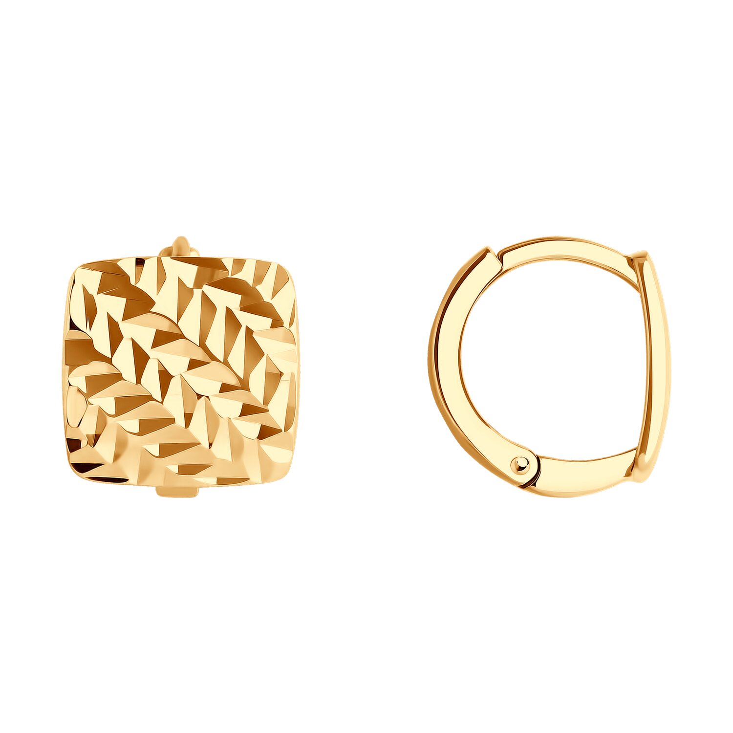 Серьги из красного золота Ювелирное изделие - Серьги из красного золота в магазине Best-Gold 139346