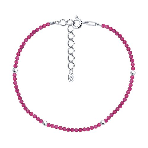 Браслет из серебра со шпинелью Ювелирное изделие - Браслет из серебра со шпинелью в магазине Best-Gold 152601