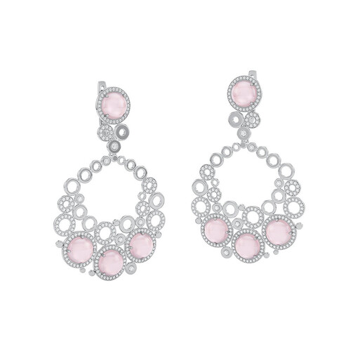 Серьги из серебра с ситаллами Ювелирное изделие - Серьги из серебра с ситаллами в магазине Best-Gold 027494