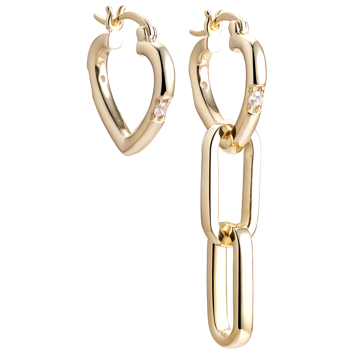 Серьги из серебра с фианитами Ювелирное изделие - Серьги из серебра с фианитами в магазине Best-Gold 149590