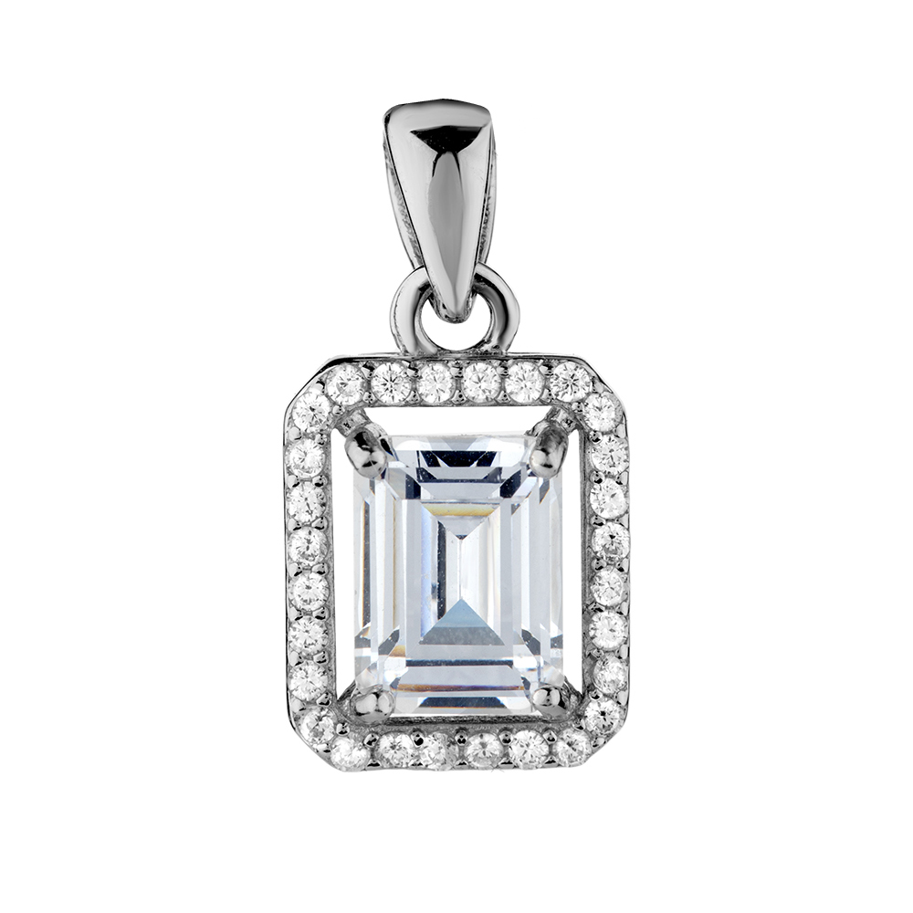 Подвеска из серебра с цирконием Ювелирное изделие - Подвеска из серебра с цирконием в магазине Best-Gold 146023