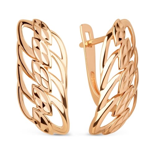 Ювелирное изделие - Серьги из красного золота в магазине Best-Gold 125364