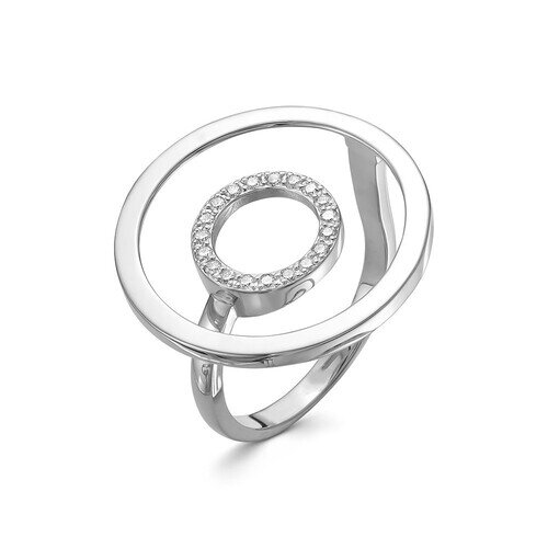 Ювелирное изделие - Кольцо из белого золота с бриллиантами в магазине Best-Gold 028703