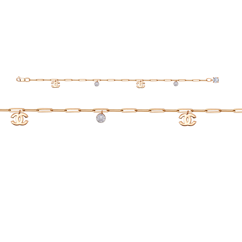 Браслет в красном золоте с фианитами Ювелирное изделие - Браслет в красном золоте с фианитами в магазине Best-Gold 149437