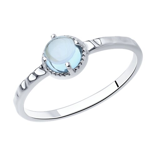 Кольцо из серебра с топазом Ювелирное изделие - Кольцо из серебра с топазом в магазине Best-Gold 141161