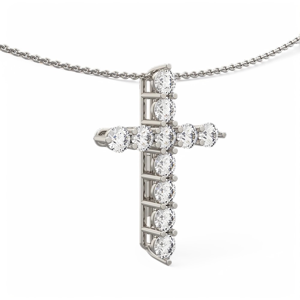 Колье из белого золота с бриллиантами Ювелирное изделие - Колье из белого золота с бриллиантами в магазине Best-Gold 155475