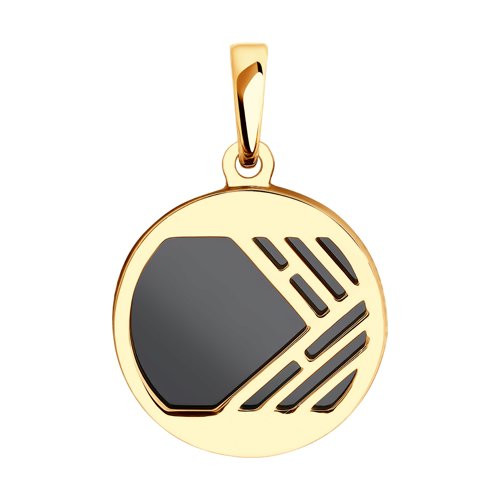 Подвеска из красного золота с наношпинелем Ювелирное изделие - Подвеска из красного золота с наношпинелем в магазине Best-Gold 031213