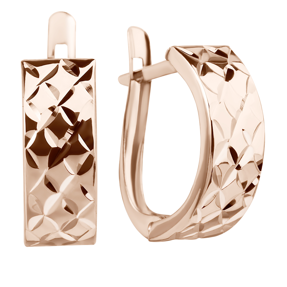 Серьги из красного золота Ювелирное изделие - Серьги из красного золота в магазине Best-Gold 064339