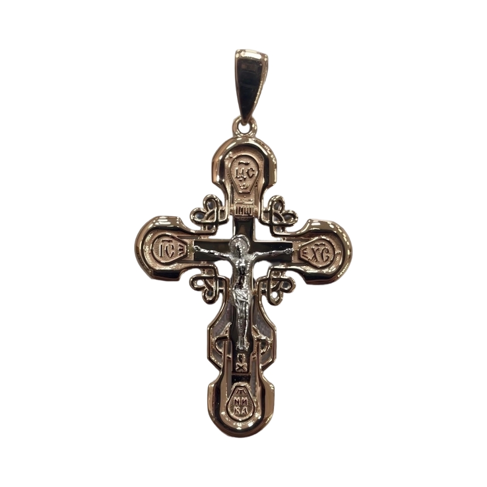 Крест из красного золота Ювелирное изделие - Крест из красного золота в магазине Best-Gold 131464