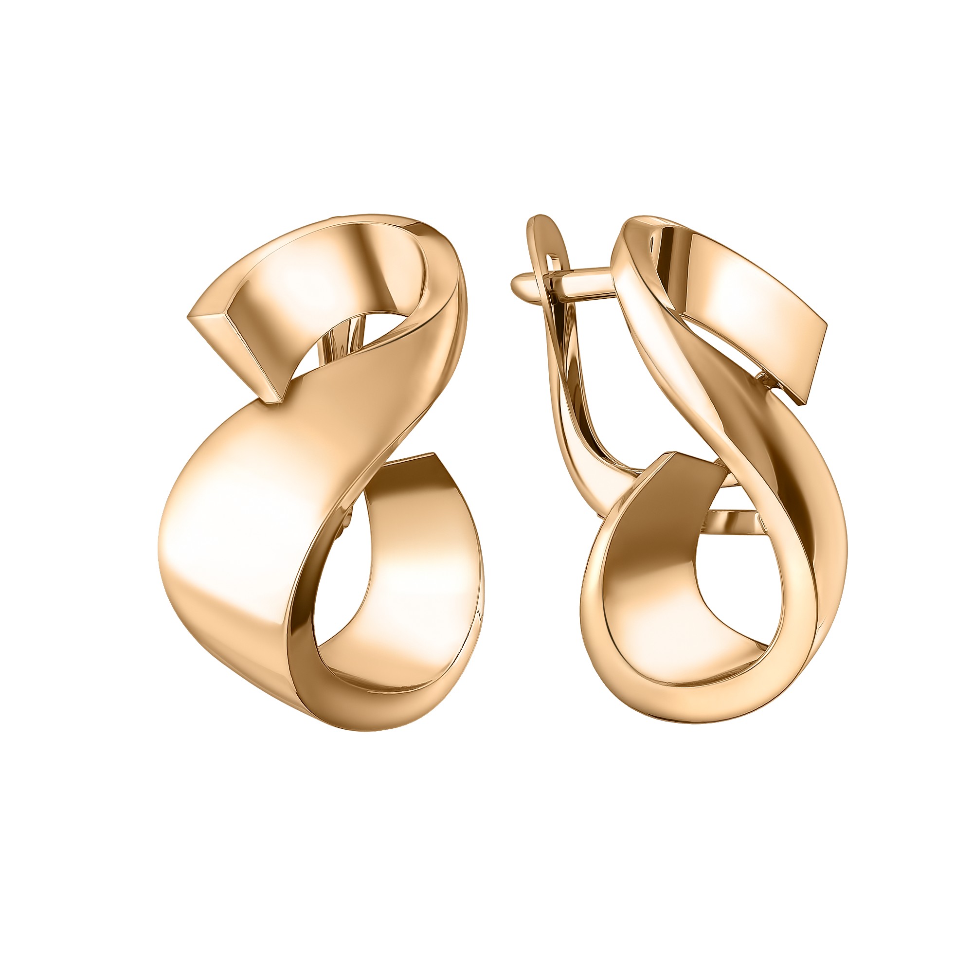 Серьги из красного золота Ювелирное изделие - Серьги из красного золота в магазине Best-Gold 141474