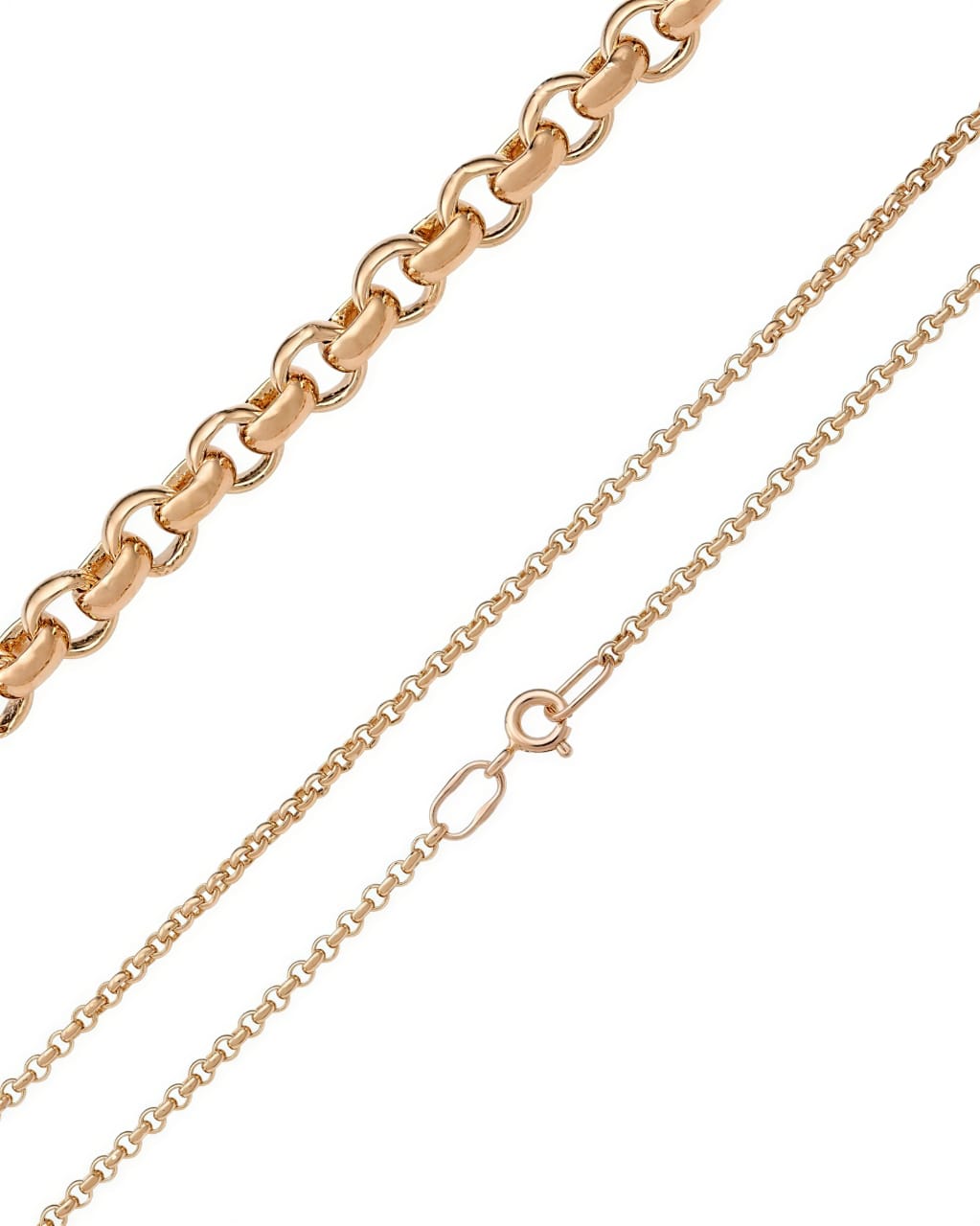 Ювелирное изделие - Цепь из желтого золота плетение Ролло в магазине Best-Gold 099681