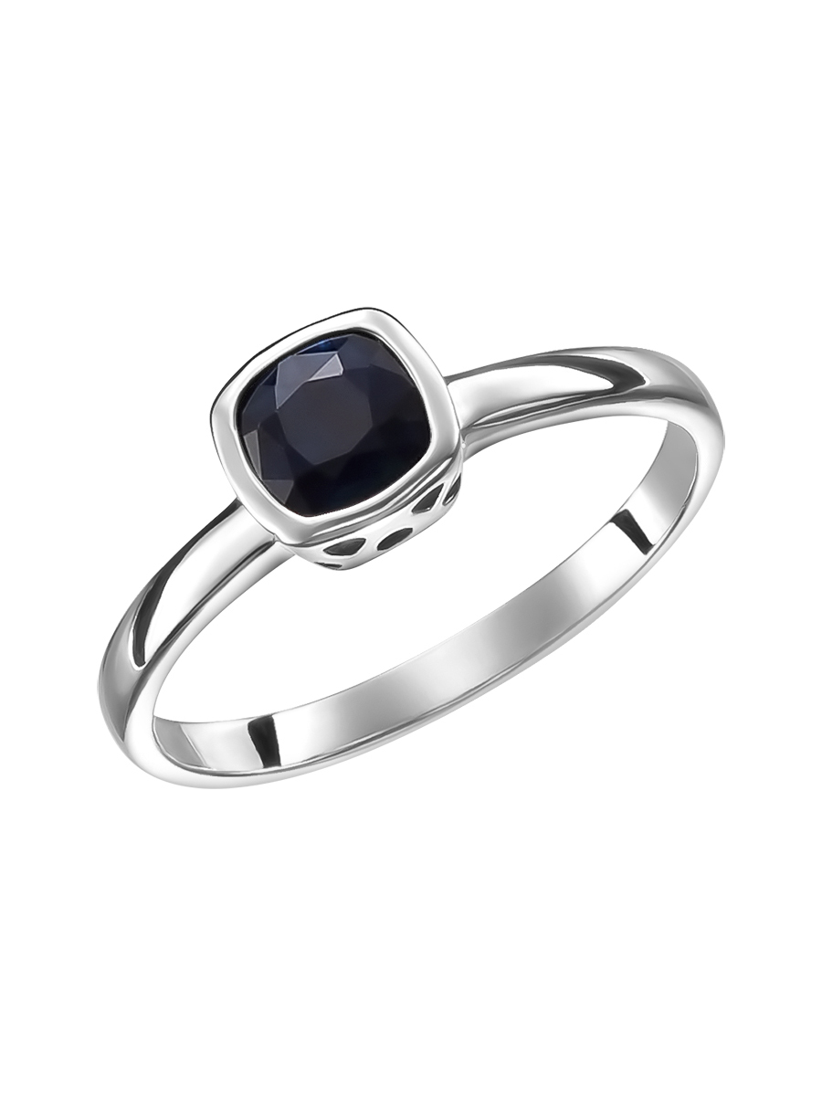 Кольцо из серебра с сапфиром Ювелирное изделие - Кольцо из серебра с сапфиром в магазине Best-Gold 128448