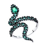 Кольцо из серебра с фианитами Ювелирное изделие - Кольцо из серебра с фианитами в магазине Best-Gold 070712