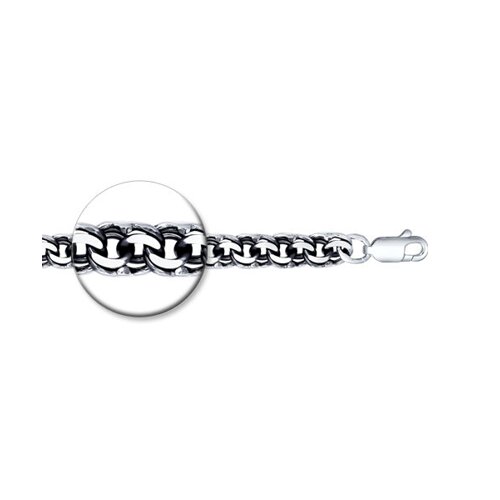 Цепь из серебра плетение бисмарк Ювелирное изделие - Цепь из серебра плетение бисмарк в магазине Best-Gold 140658