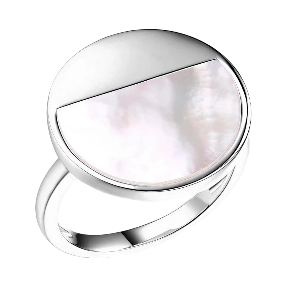 Ювелирное изделие - Кольцо из серебра с перламутром в магазине Best-Gold 154164