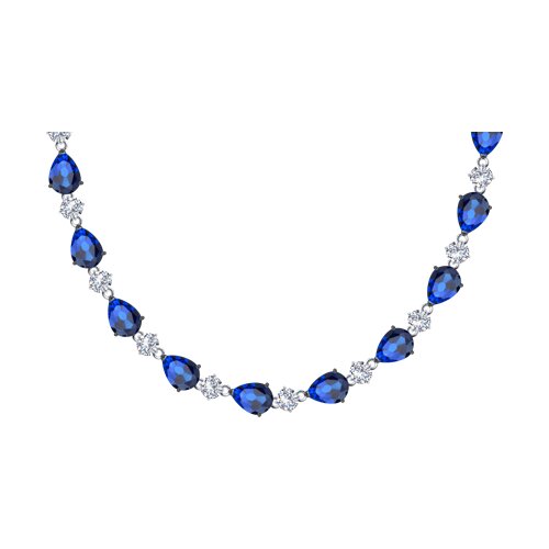 Ювелирное изделие - Колье из серебра с фианитами в магазине Best-Gold 031366