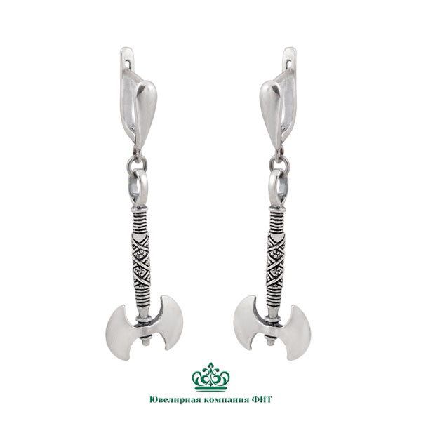 Серьги из серебра Ювелирное изделие - Серьги из серебра в магазине Best-Gold 153345