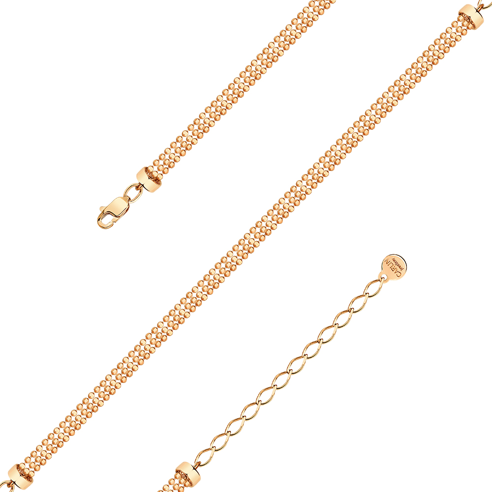 Браслет из красного золота Ювелирное изделие - Браслет из красного золота в магазине Best-Gold 125746